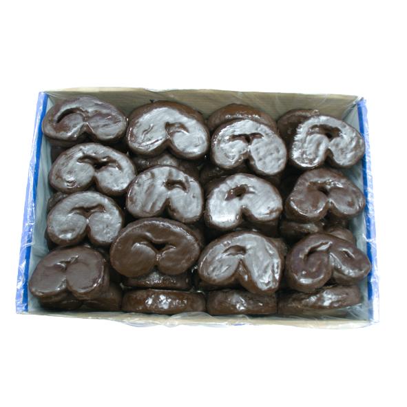 Palmera tierna de hojaldre con Chocolate Negro Granel 2kg.El horno de Don Ramon.