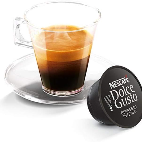 Nescafé Dolce Gusto - Café capsulas Espresso Intenso, Pack de 3 x 16 Cápsulas - Total: 48 Cápsulas de Café. Valido Para Cafeteras Dolce Gusto