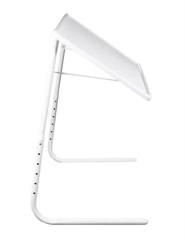 Tavolino pieghevole portatile regolabile multifunzione, dimensioni: 42x31 cm, tavolo pieghevole multiuso, per camera, soggiorno, sala da pranzo, ufficio.