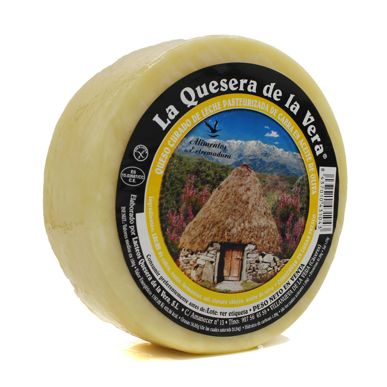 Queso de Cabra Extremeño curado y en Aceite de oliva - La Quesera de la Vera
