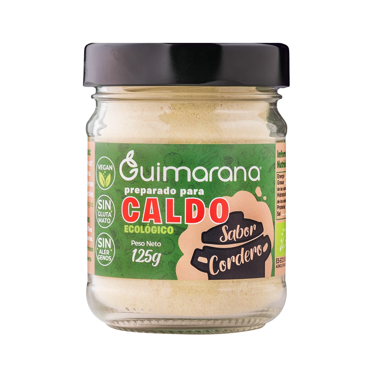 Guimarana Dream Food - Preparado Vegano para Caldo Sabor Cordero Ecológico y Sin Alérgenos