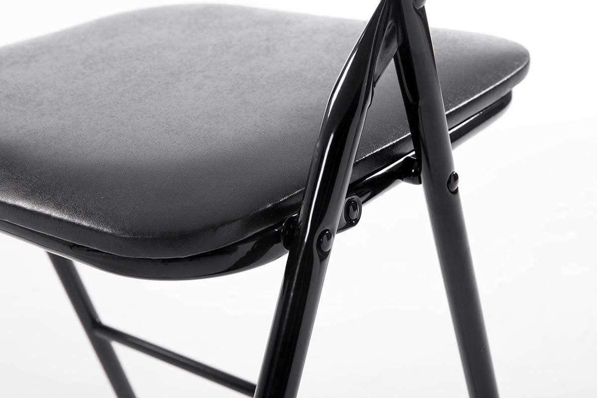 GREATOOL Sillas Plegables, 40x48x80cm, 1/2/4 Unidades, Acolchadas, Aluminio, Silla Plegable con Respaldo