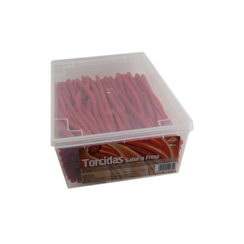 Damel Regaliz Fresa Torcidas 200 Unds