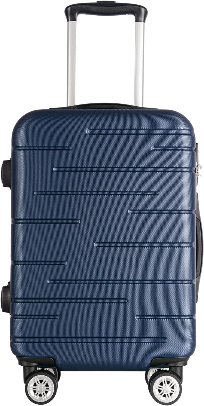 T-LoVendo Juego de 3 Maletas de Viaje Set Trolley Abs Semirigidas con Cerradura Combinación 4 Ruedas Dobles