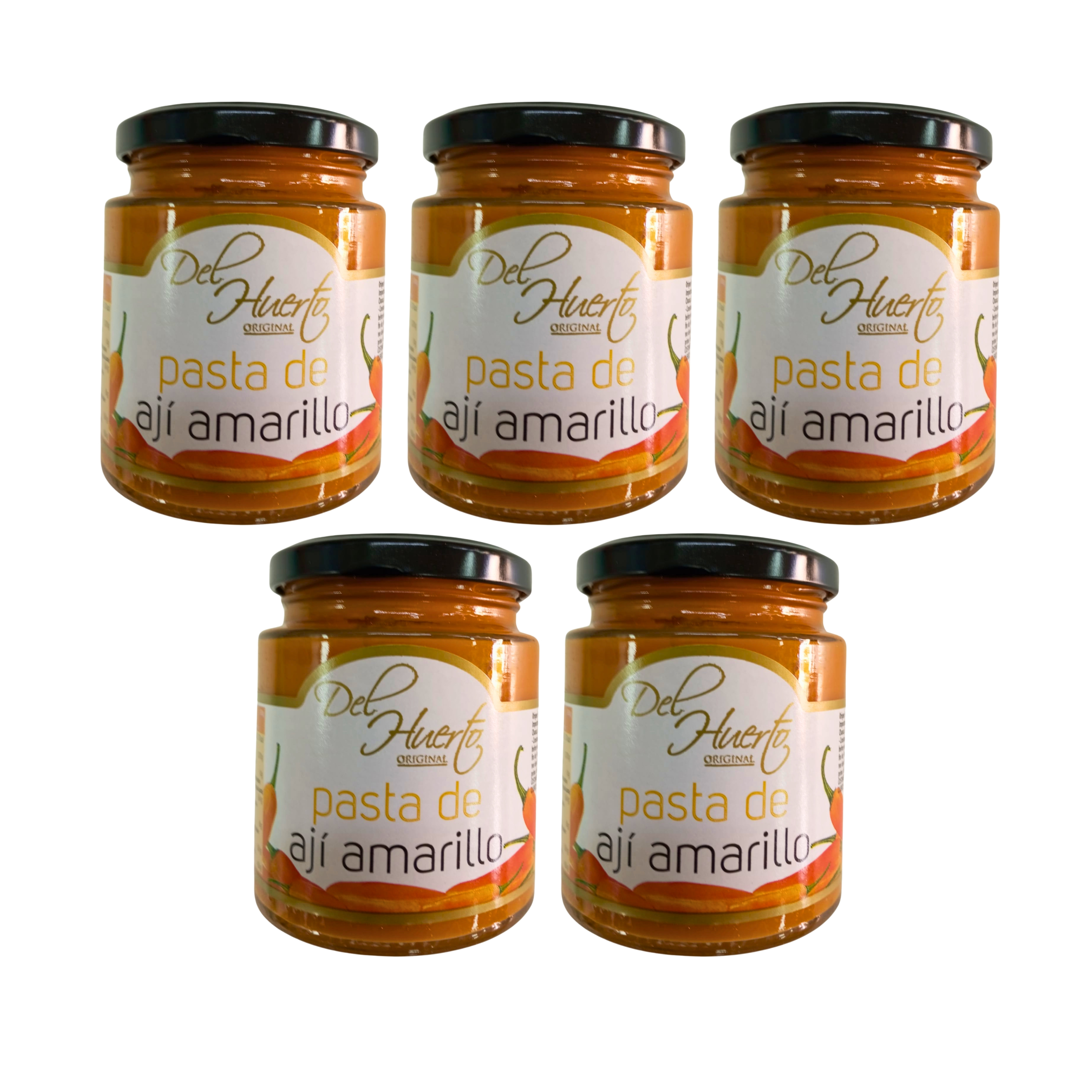 PASTA DE AJI AMARILLO 212G. DEL HUERTO.ALTA CALIDAD