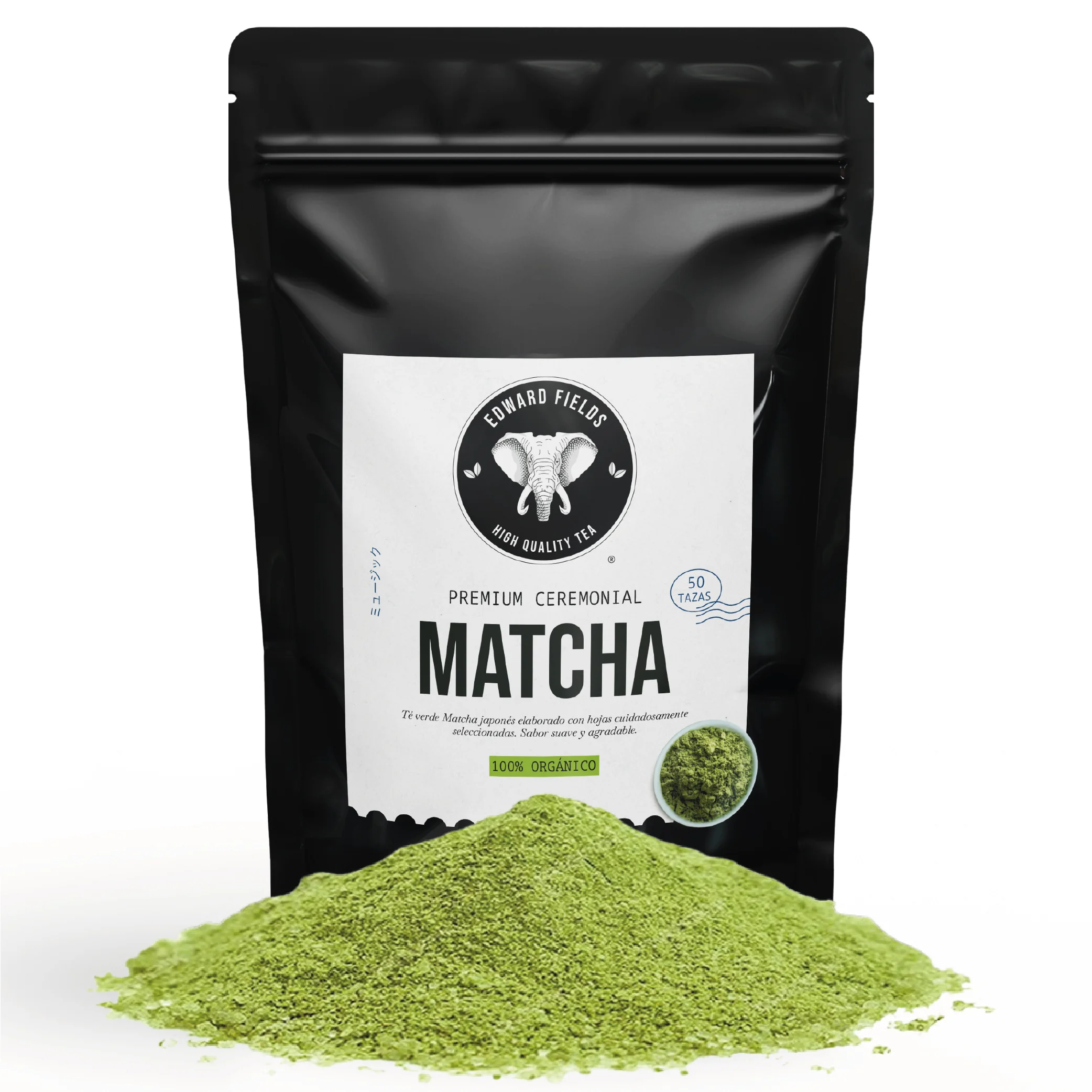 Té Matcha Premium Japonés 100% ecológico grado ceremonial. Té verde en polvo natural de Kagoshima, Kyushu, Japón.