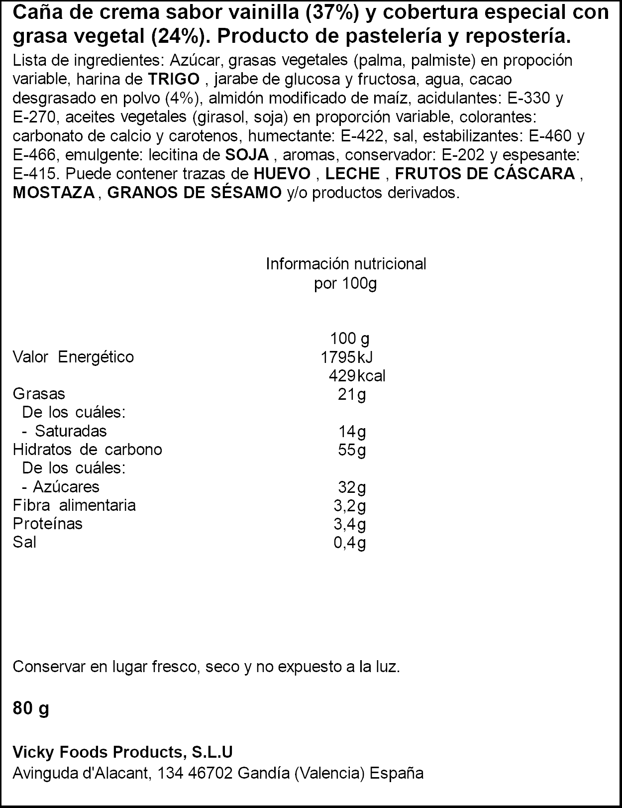 Cañas de Crema y Chocolate Dulcesol - 33 Cañas de Chocolate Rellenas de Crema - Envueltas Individualmente - Caja 2,8 kg