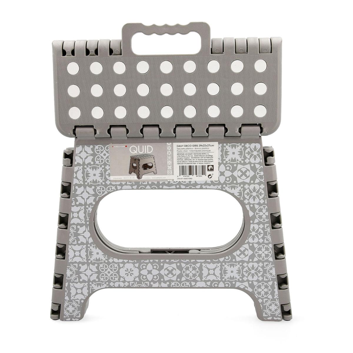 Quid QUID DAILY Taburete Plegable 29X22X27CM - Accesorios de Baño Compacto