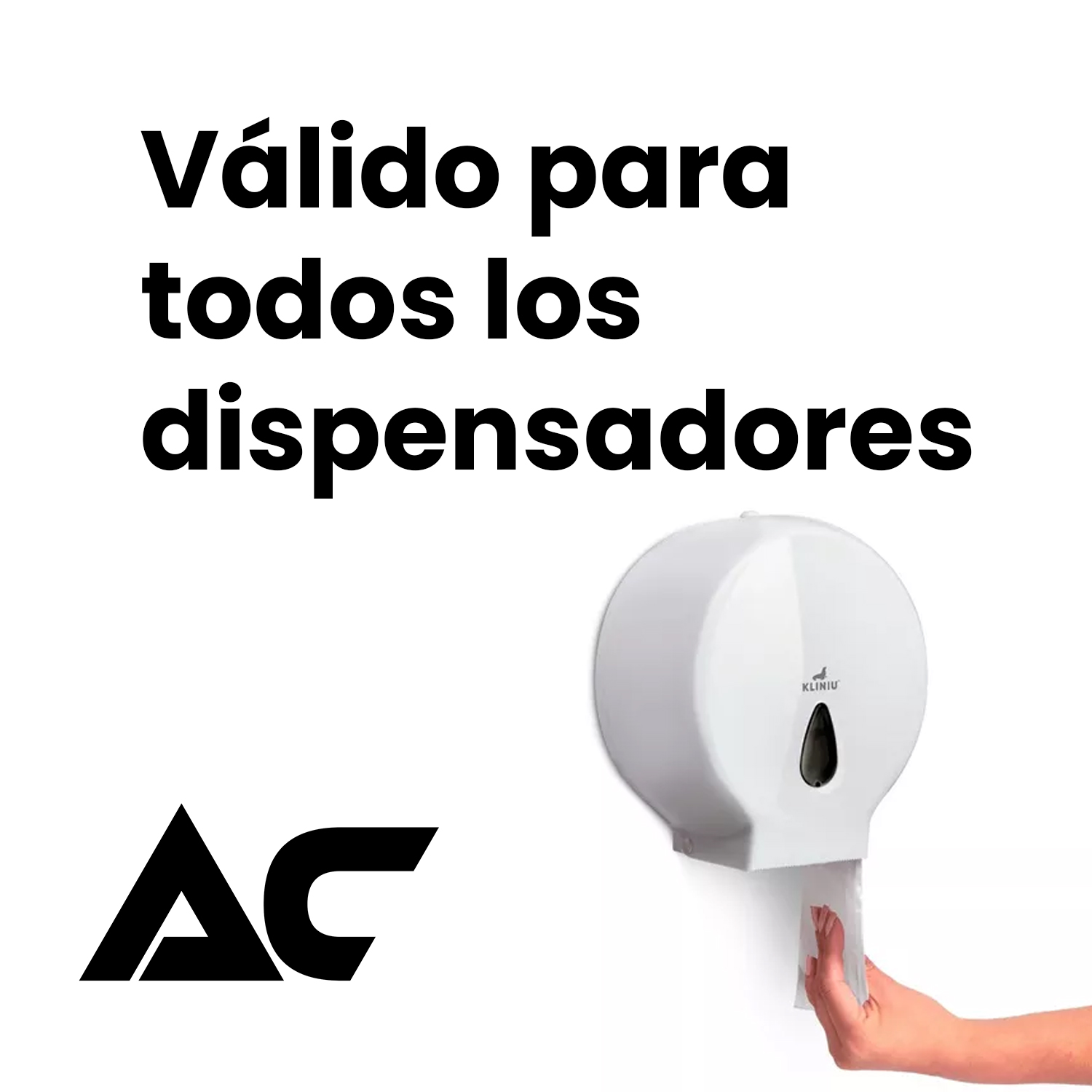 Papel Higiénico industrial laminado 2 capas gofrado ALMERICORP, Pack 18 rollos textura gofrada XXL