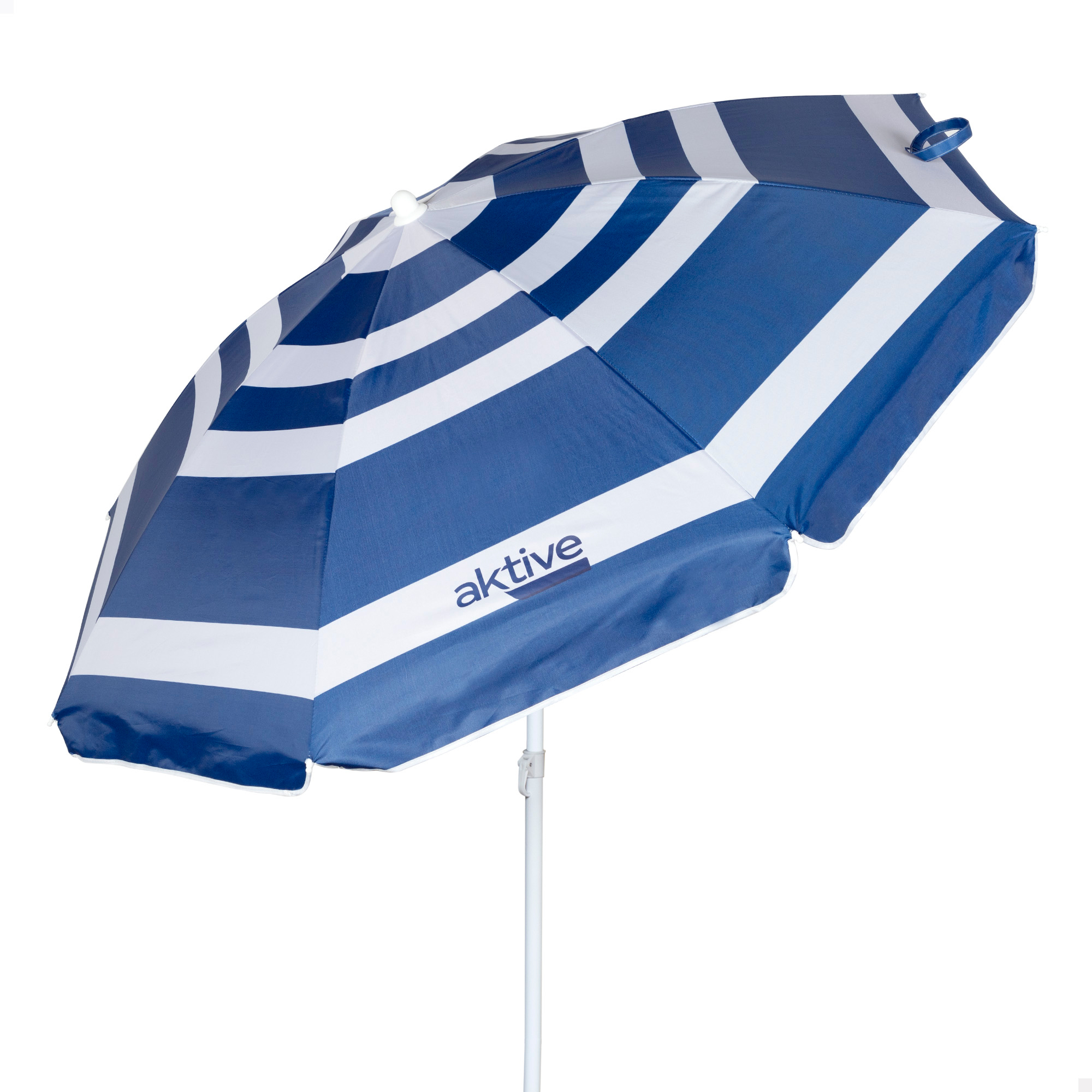 Aktive 180 cm, 200 cm o 220 cm, Max Air, marinaio, ottagonale, poliestere con protezione UV50 e rivestimento argentato, 8 aste in fibra di vetro, ø28/32mm Inclinazione Mast, Include copertura con maniglia, sfiato superiore