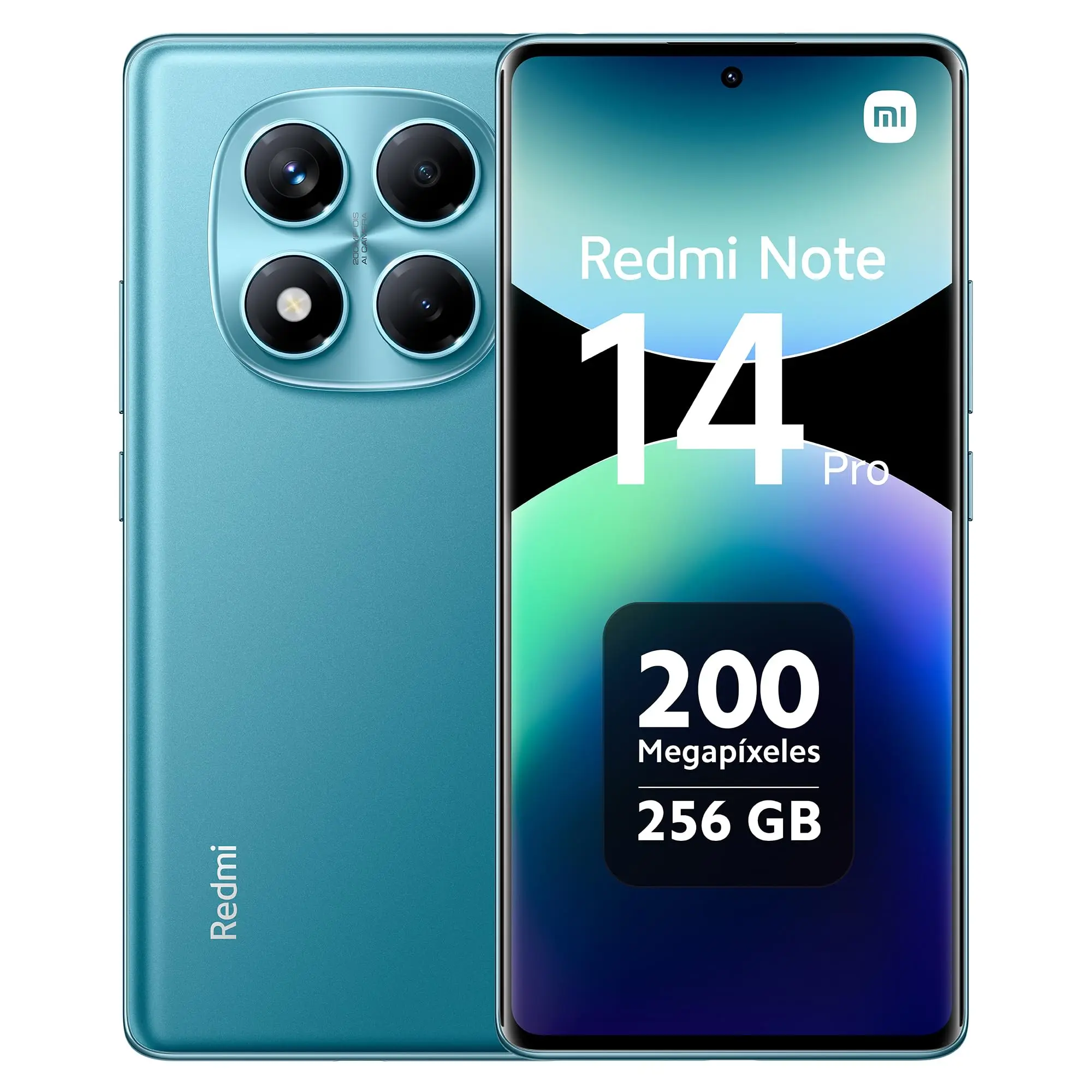 Xiaomi Redmi Note 14 Pro 4G Versión Europea 8+256GB MediaTek Helio G100-Ultra Pantalla AMOLED 6.67" 120Hz, 200MP, 45W, IP64, NFC
