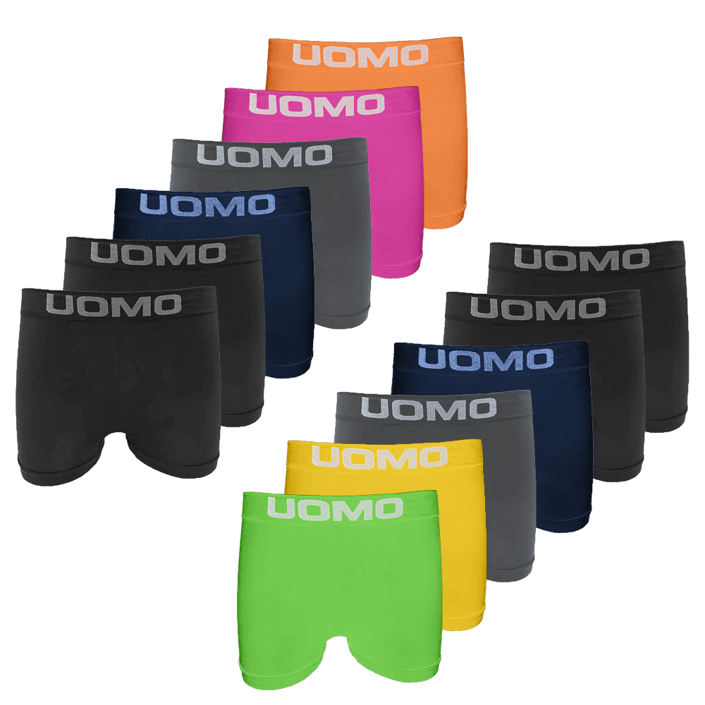 NAKLOE - 12 Piezas - Calzoncillos para Hombre - Boxers hombre - Calzoncillos hombre - Boxer Hombres