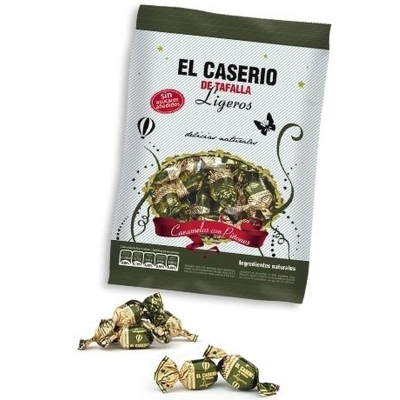 CARAMELOS DE PIÑONES SIN AZÚCAR ARTESANALES 1KG. EL CASERIO