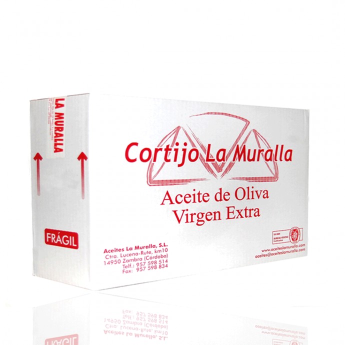 Aceite de Oliva Virgen Extra - Cortijo La Muralla - Caja 8 Garrafas 2 L.