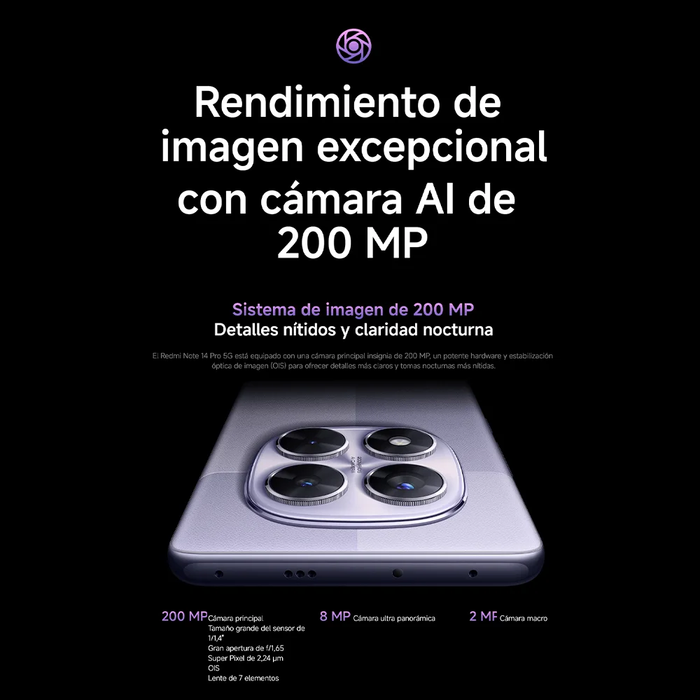 Versione globale Xiaomi Redmi Note 14 Pro 5G Smartphone MediaTek Dimensity 7300-Ultra 200MP AI fotocamera NFC Display AMOLED da 6,67" IP68