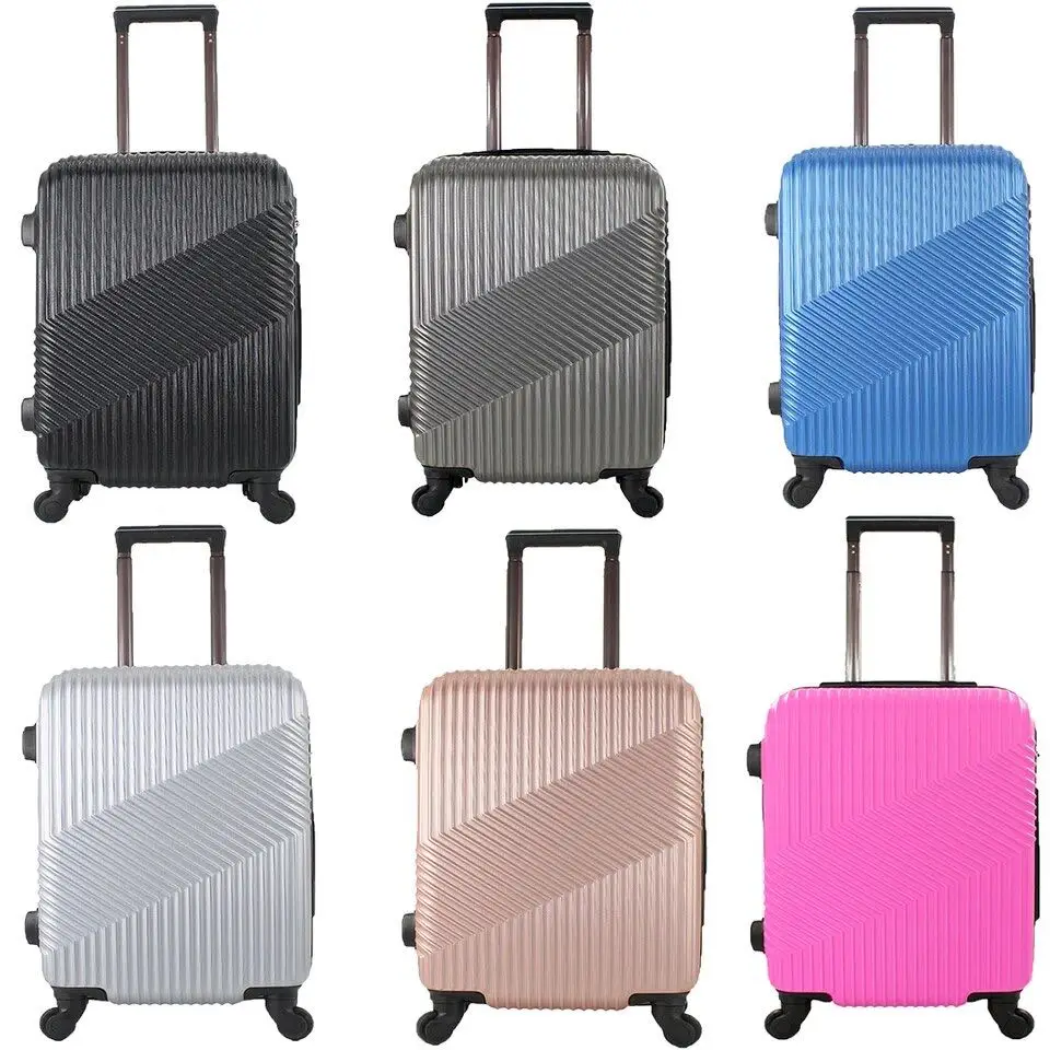 Mala de avião de 20 polegadas, bagagem de mão com tábua, mala com rodas amovíveis para embarque, caixa de viagem com senha, material ABS,