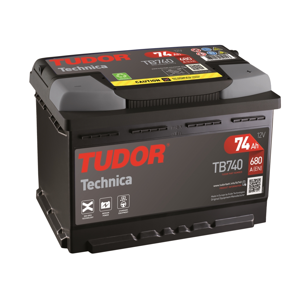 Batería Tudor TB740 74.0 H6 - Alta Capacidad