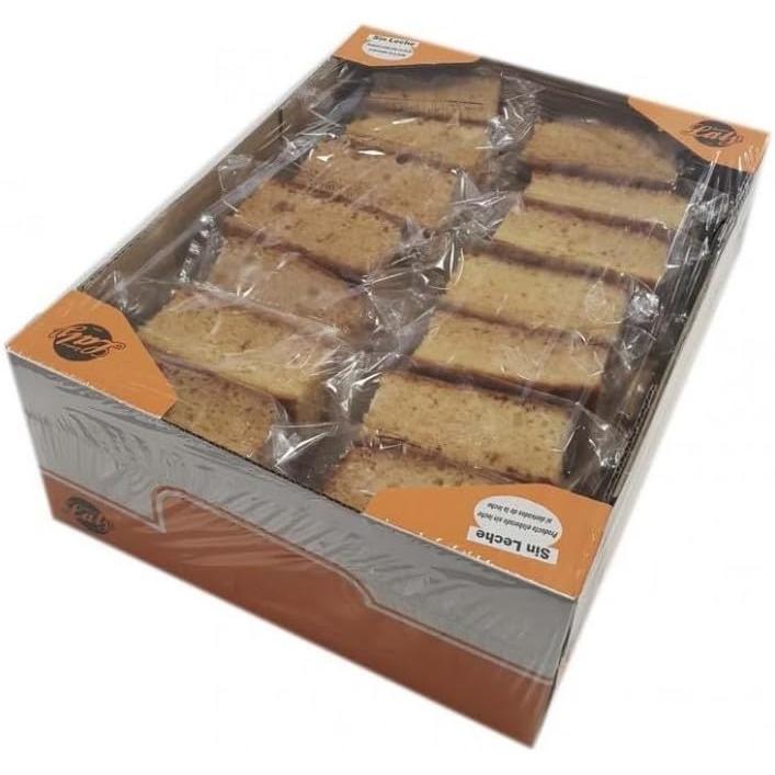 N / Bizcocho Artesano Laly de Naranja Sin Azúcar y Sin Lactosa - Pack 30 Unids. 2 Kilos | Delicioso Sabor Natural