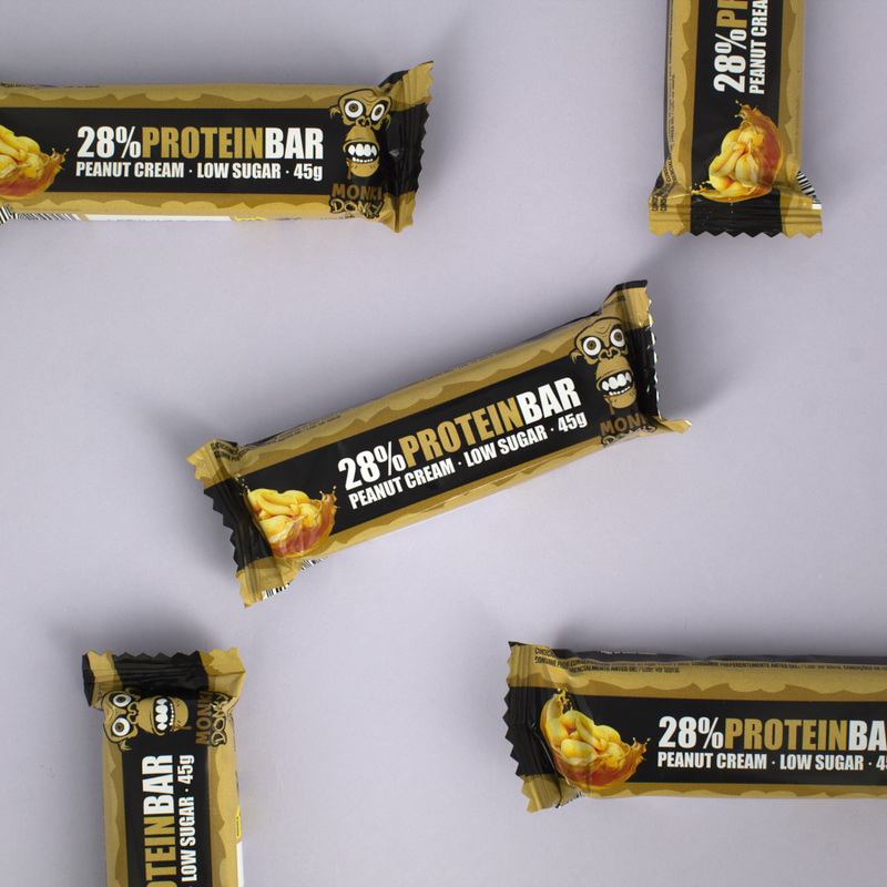 BARRITAS S/A PROTEIN DOBLE CHOCO 15/45Gr. MONKI