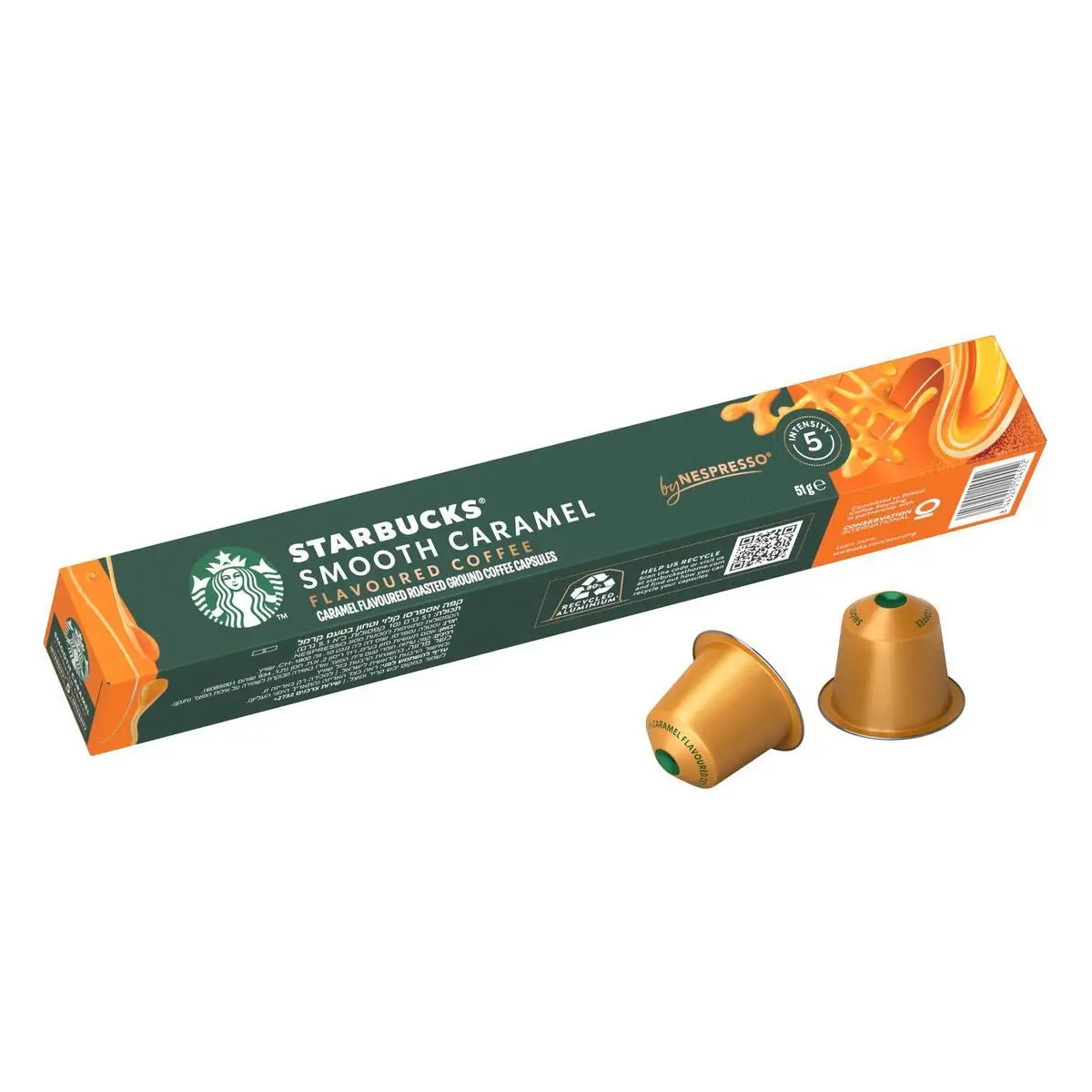 STARBUCKS by NESPRESSO - Smooth Caramel - Tueste Suave, intensidad 6 - 12x10caps (120 cápsulas)
