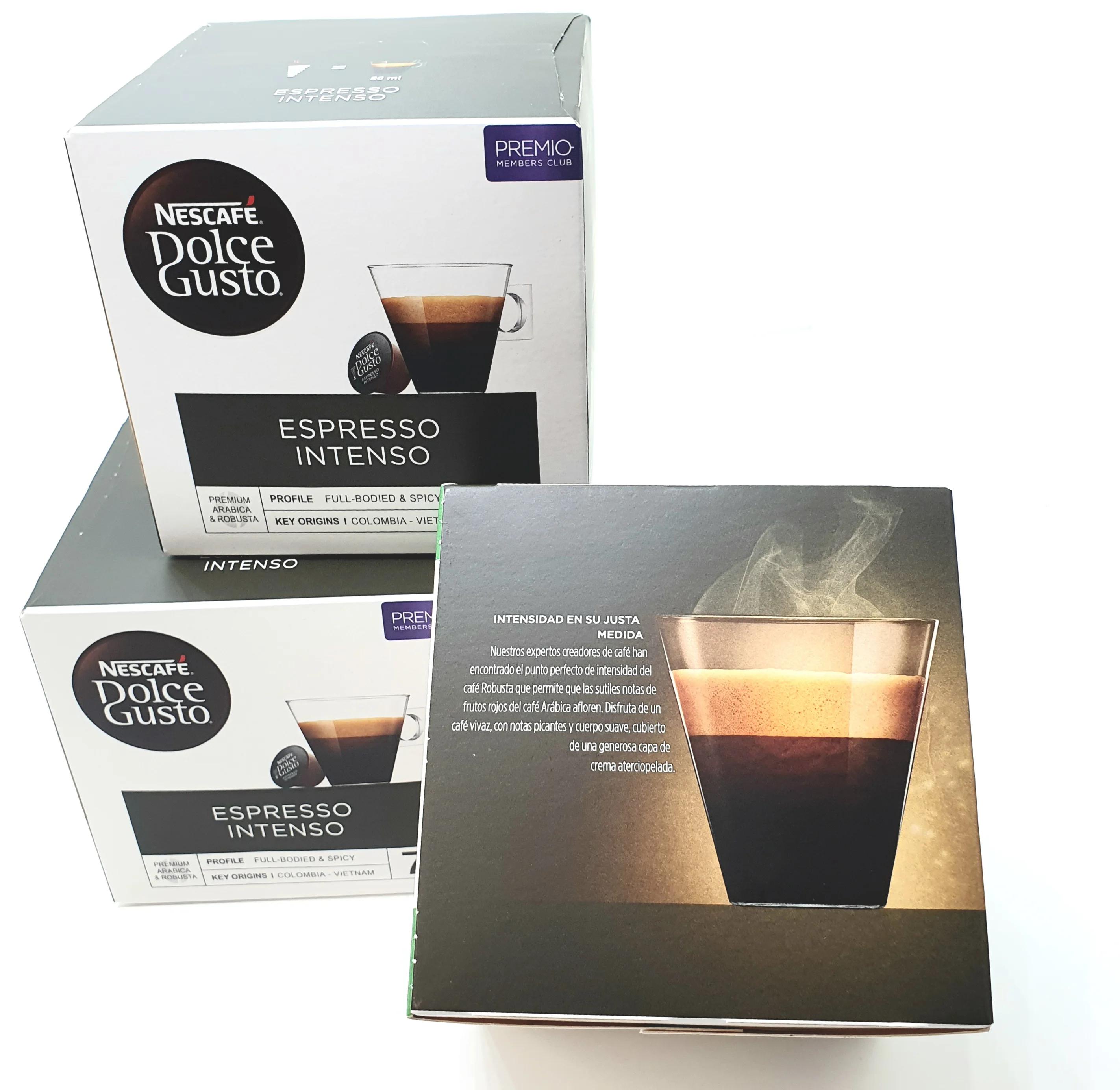 NESCAFÉ Dolce Gusto Espresso Intenso  - x6 pack de 16 cápsulas - Total: 96 cápsulas