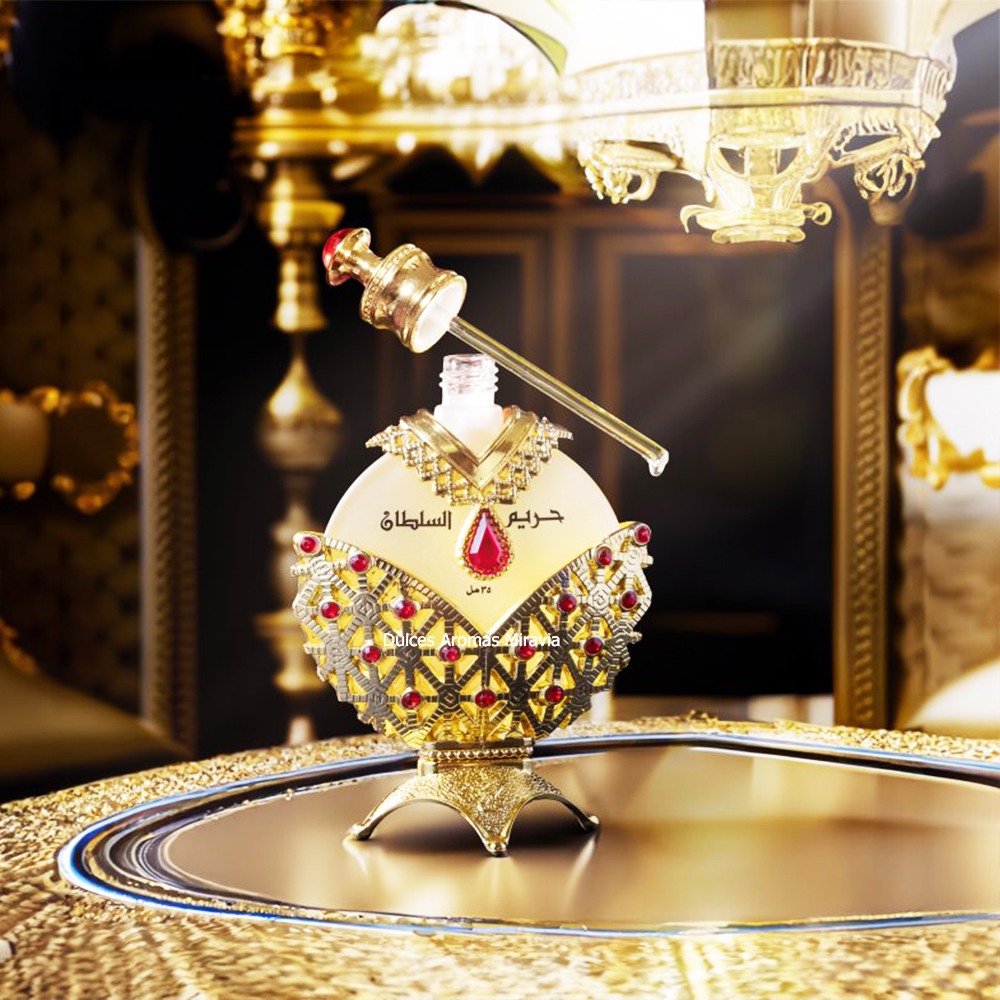 Hareem Al Sultan Gold de Khadlaj Perfume En Aceite Árabe Mujer Lujoso Elegante - 35ml