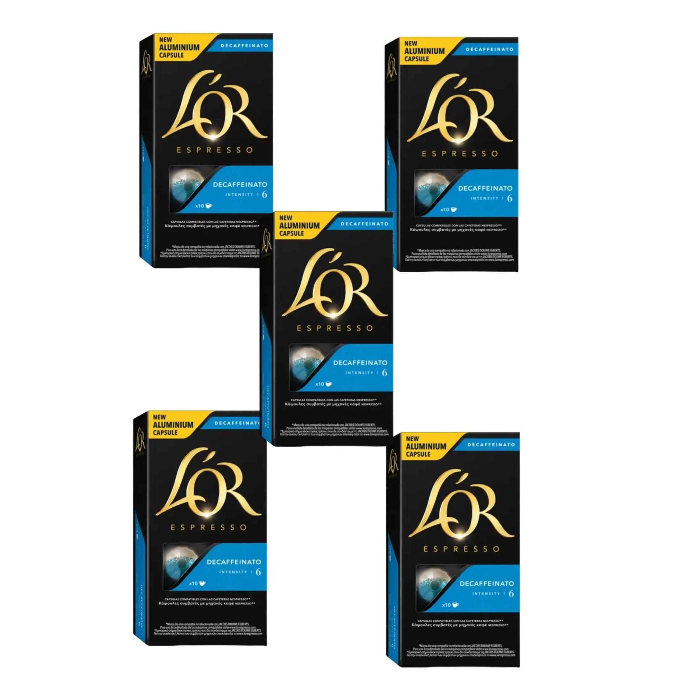 LOR CAFE DESCAFFEINATO LOR CAPSULAS 10 U. NESPRESSO