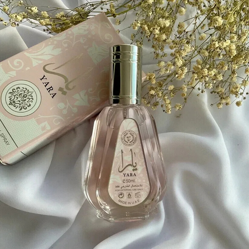 Perfume de Mujer Yara Rosa 50ml - ARD AL ZAAFARAN Eau de Parfum  - Fragancia Exótica y Sofisticada