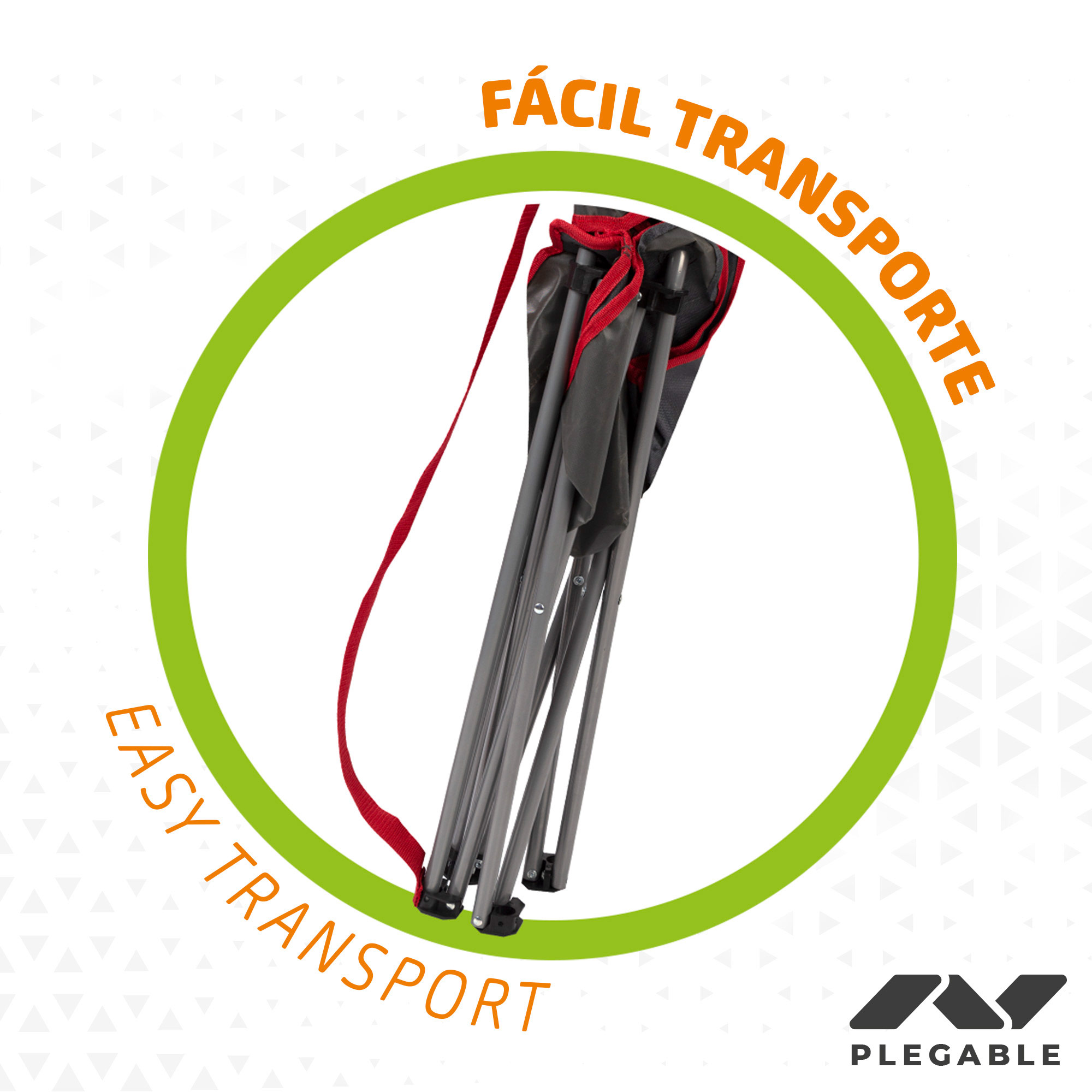 Silla plegable camping con posavasos Aktive Camping, Silla de camping plegable, Silla portátil