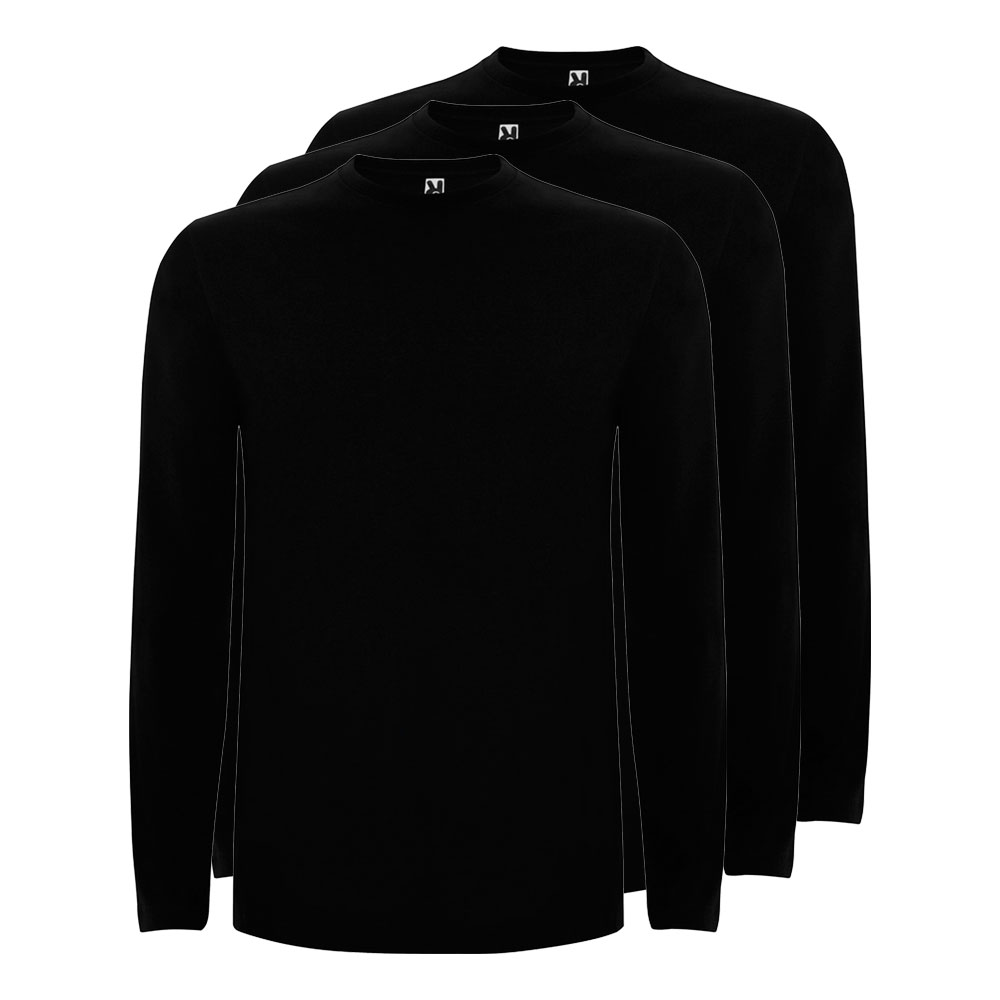 Roly Pack 3 Camisetas ROLY de Manga Larga para Hombre Máxima Calidad