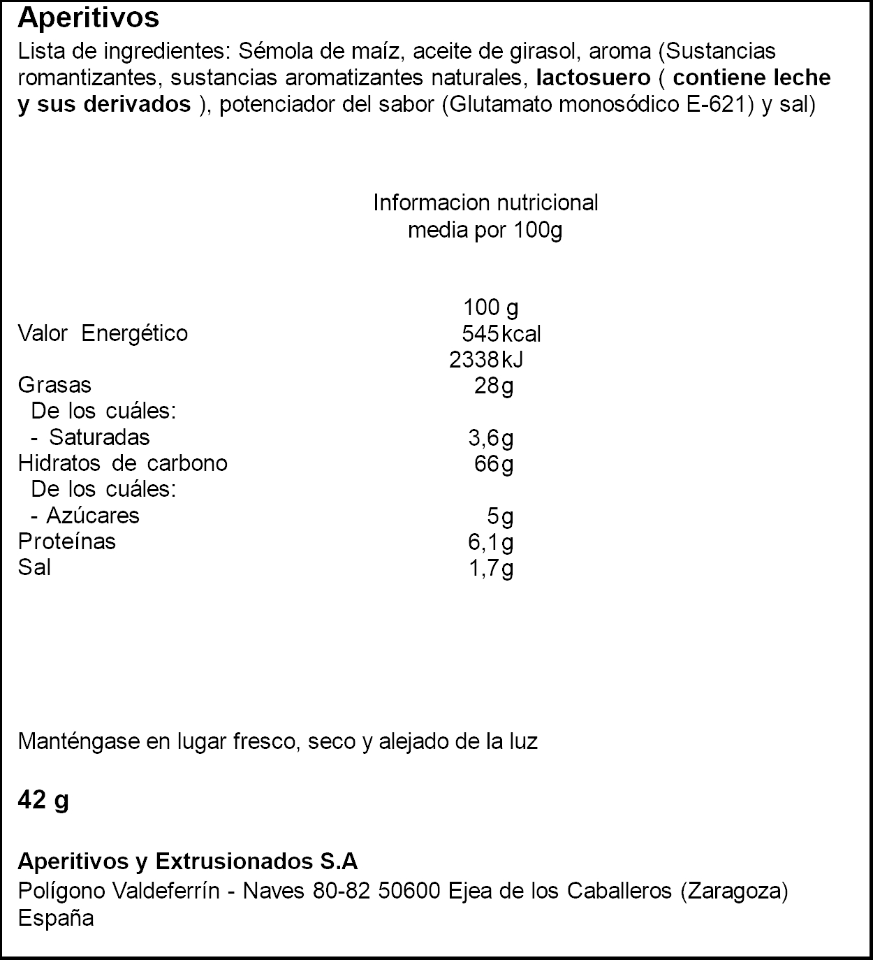 JUMPERS Mantequilla - 24 paquetes de 42 Gramos - Gusanitos Jumpers Sabor Mantequilla