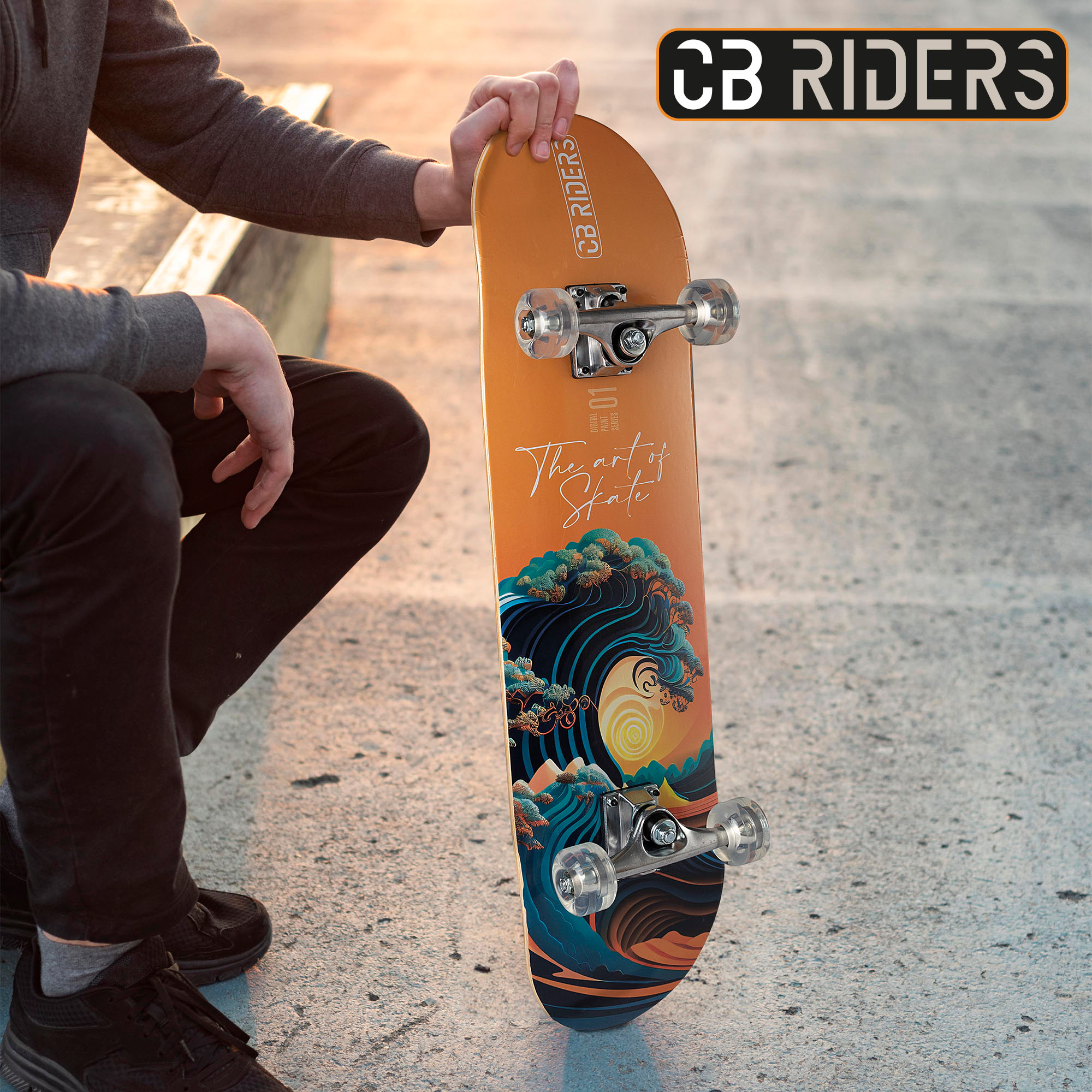 CB Riders - Skateboard The art of skate, 4 ruedas, Máx 100 kg