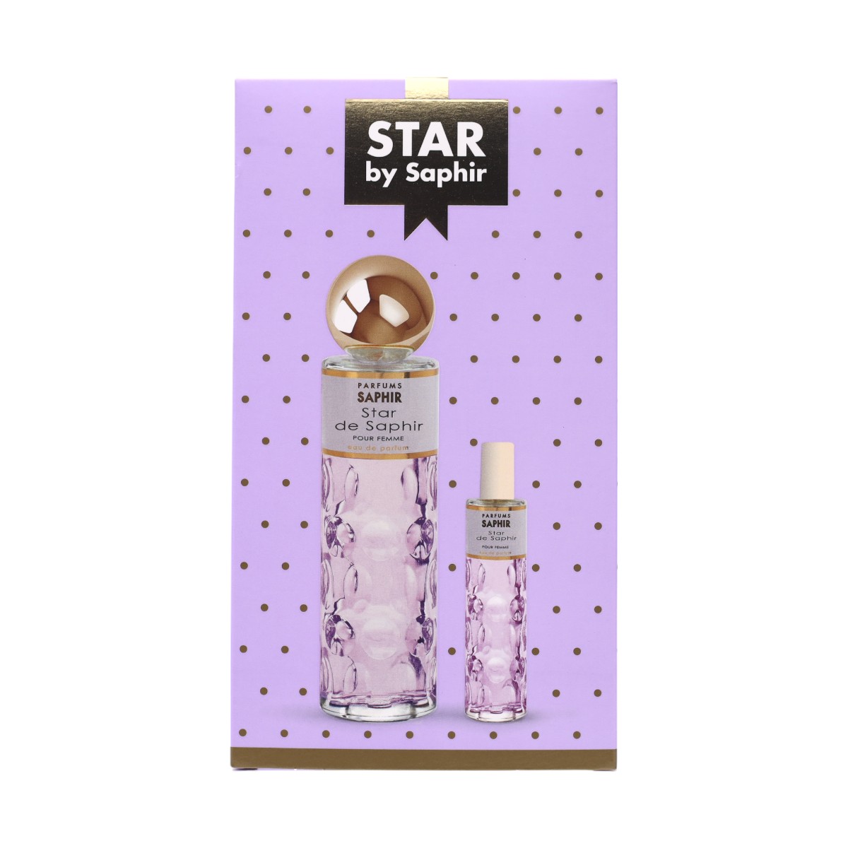 PARFUMS SAPHIR Star by Saphir Estuche de Eau de parfum Cofre de regalo de perfume para mujer 200 ml + 30 ml - El envase puede variar