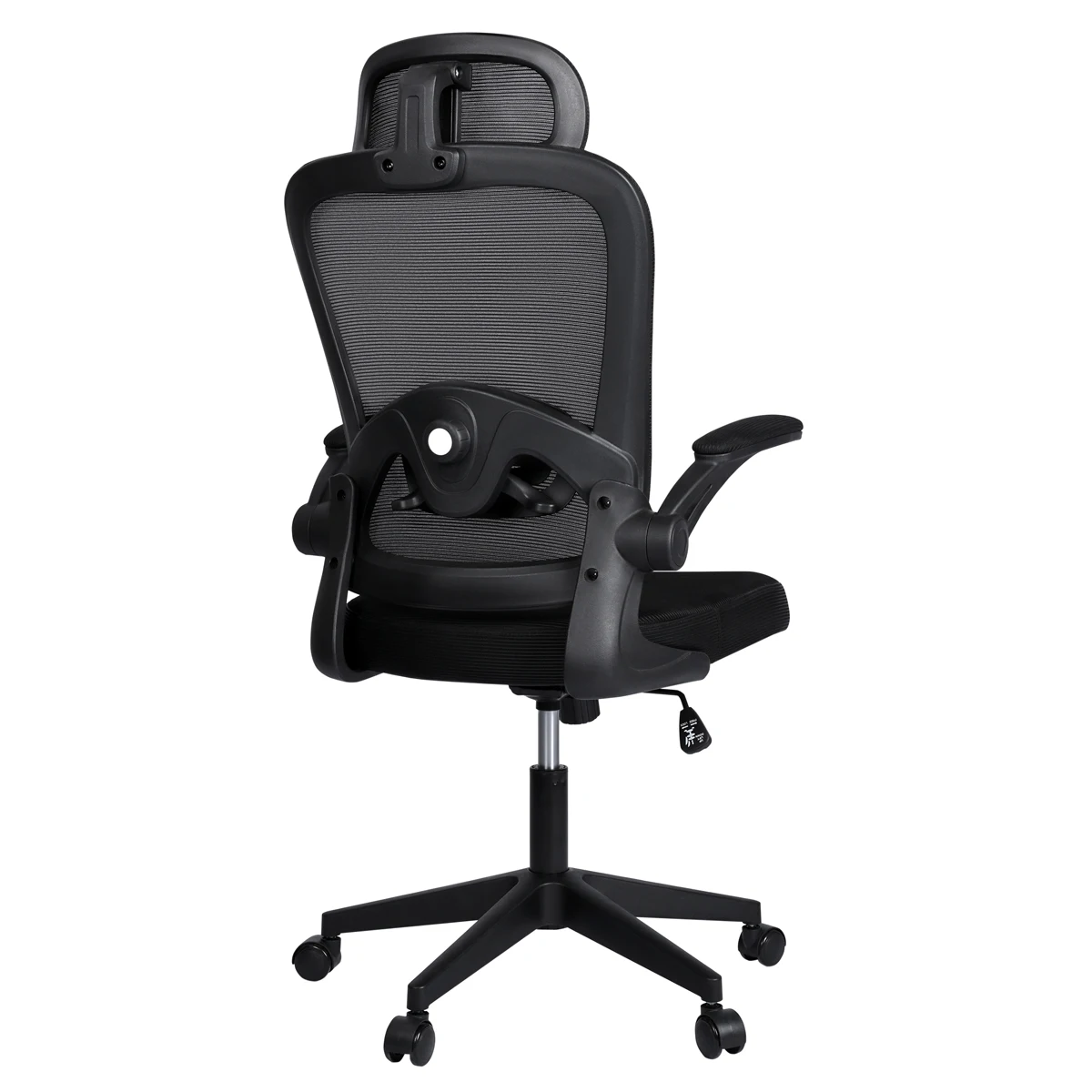 T-LoVendo - Cadeira de escritório ergonómica, secretária, executiva, giratória com rodas, conjuntos de malha respirável, com apoio de cabeça e apoio de braço ajustável, apoio lombar para escritório, casa