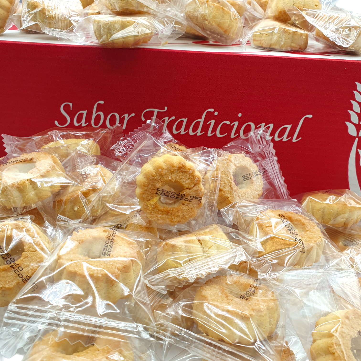 Roscos de Anis - Caja 2 Kilos - Rollitos de Anis Mini - Envueltos Individualmente - Rollos de Anis Monte Turia