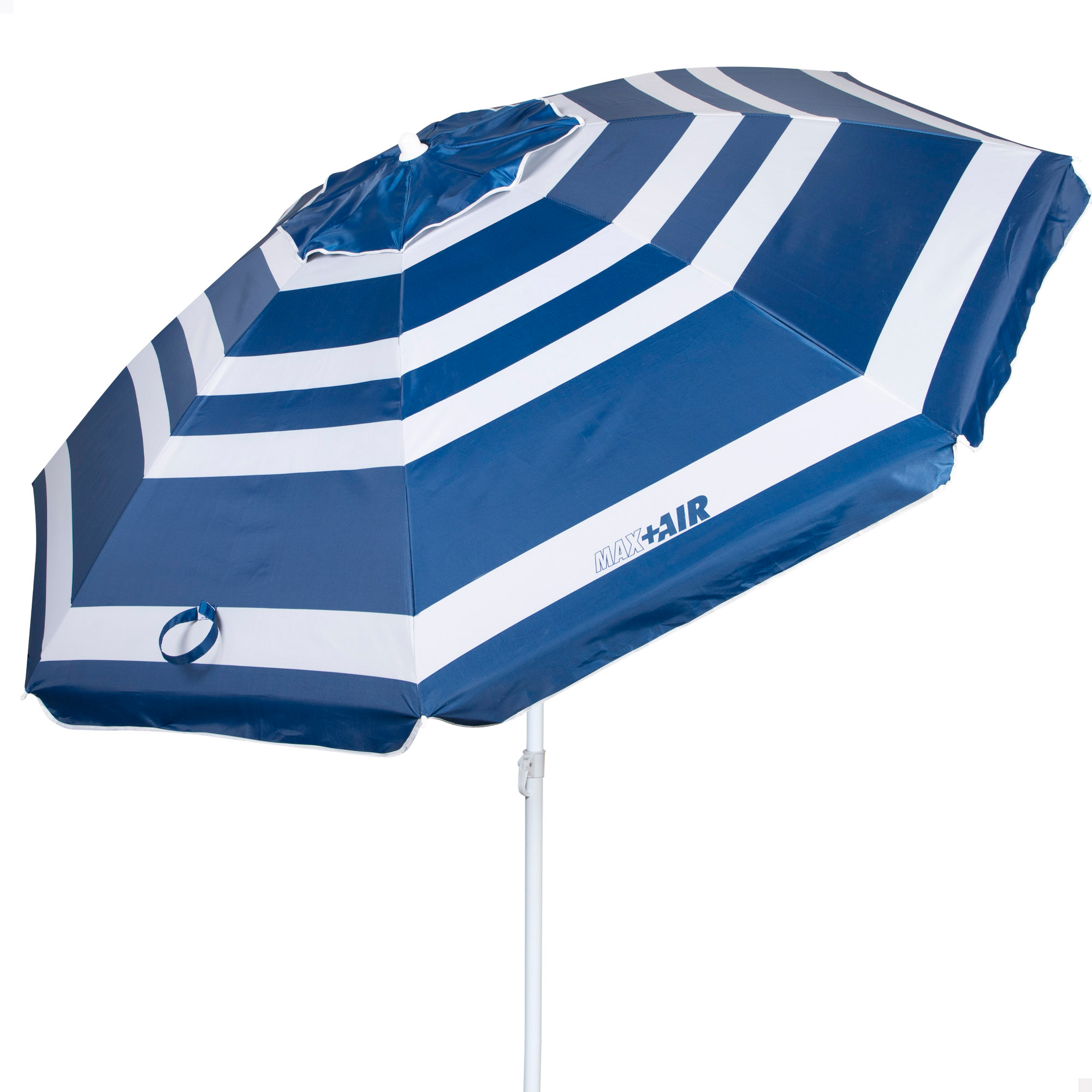 Aktive 180 cm, 200 cm ou 220 cm, Max Air, marinheiro, octogonal, poliéster com proteção UV50 e revestimento prateado, 8 hastes de fibra de vidro, ø28/32mm Mastro de inclinação, inclui capa com alça, ventilação superior