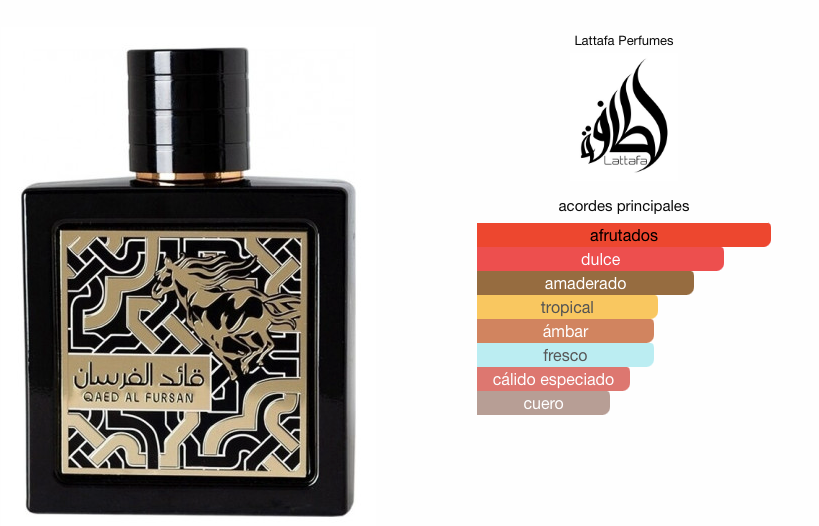 Lattafa Qaed Al Fursan Eau de Parfum para hombre 90 ml Lattafa Perfume hombre Hombre Perfume