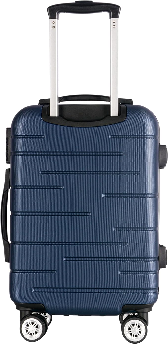 T-LoVendo Juego de 3 Maletas de Viaje Set Trolley Abs Semirigidas con Cerradura Combinación 4 Ruedas Dobles