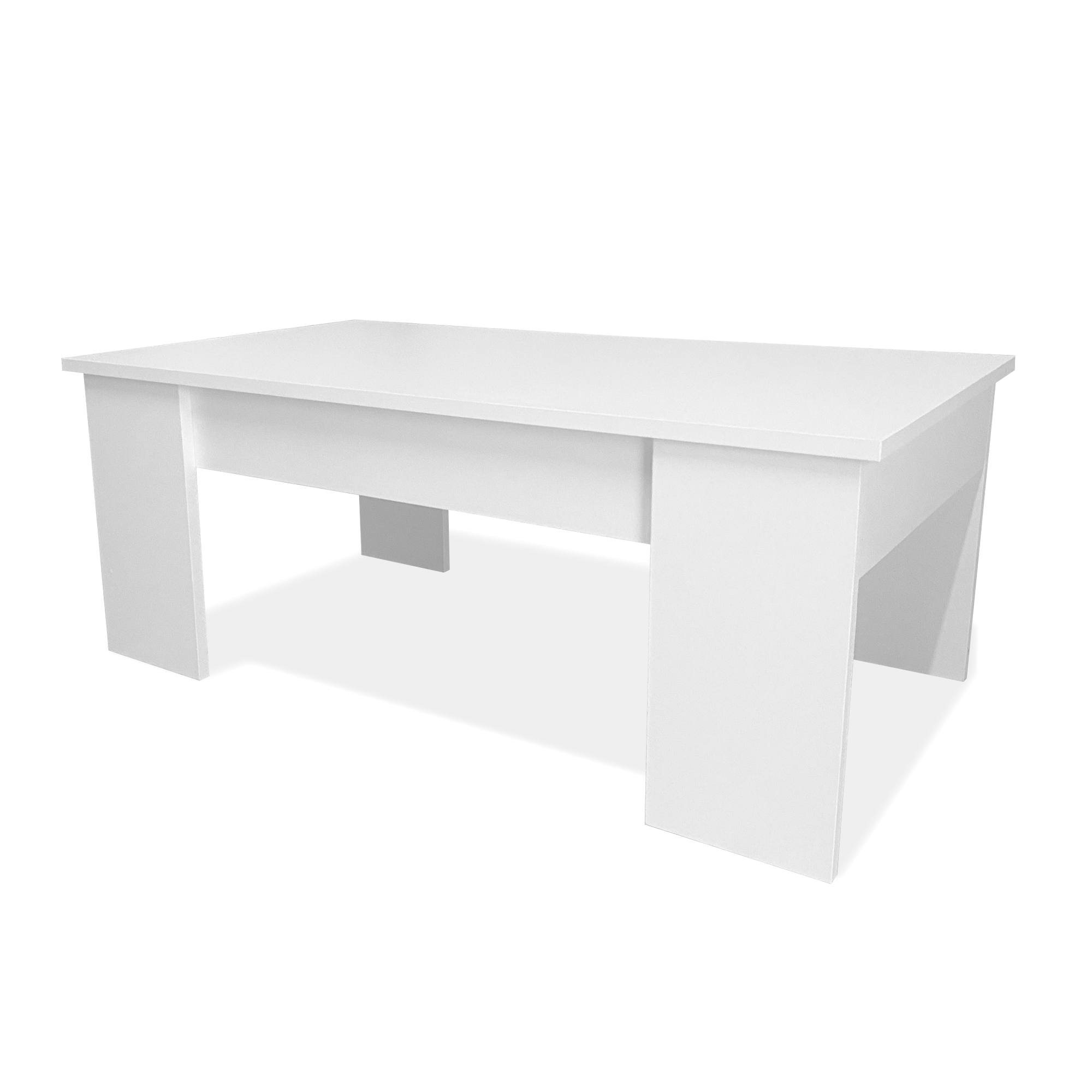 Mesa de Centro Elevable 90x50x36 cm Nyana Home  Mesa Multifuncional con Almacenaje Oculto  Tablero Elevable para Comer, Leer o Trabajar  Melamina Resistente y Fácil de Limpiar  Diseño Moderno y Estable