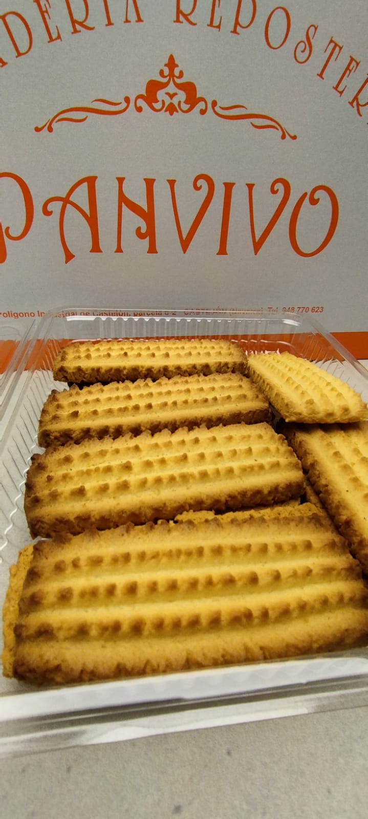 Panvivo. Galleta Rizada. NATURAL. Blister 240 gr. Artesanas. SIN grasas TRANS. SIN conservantes.