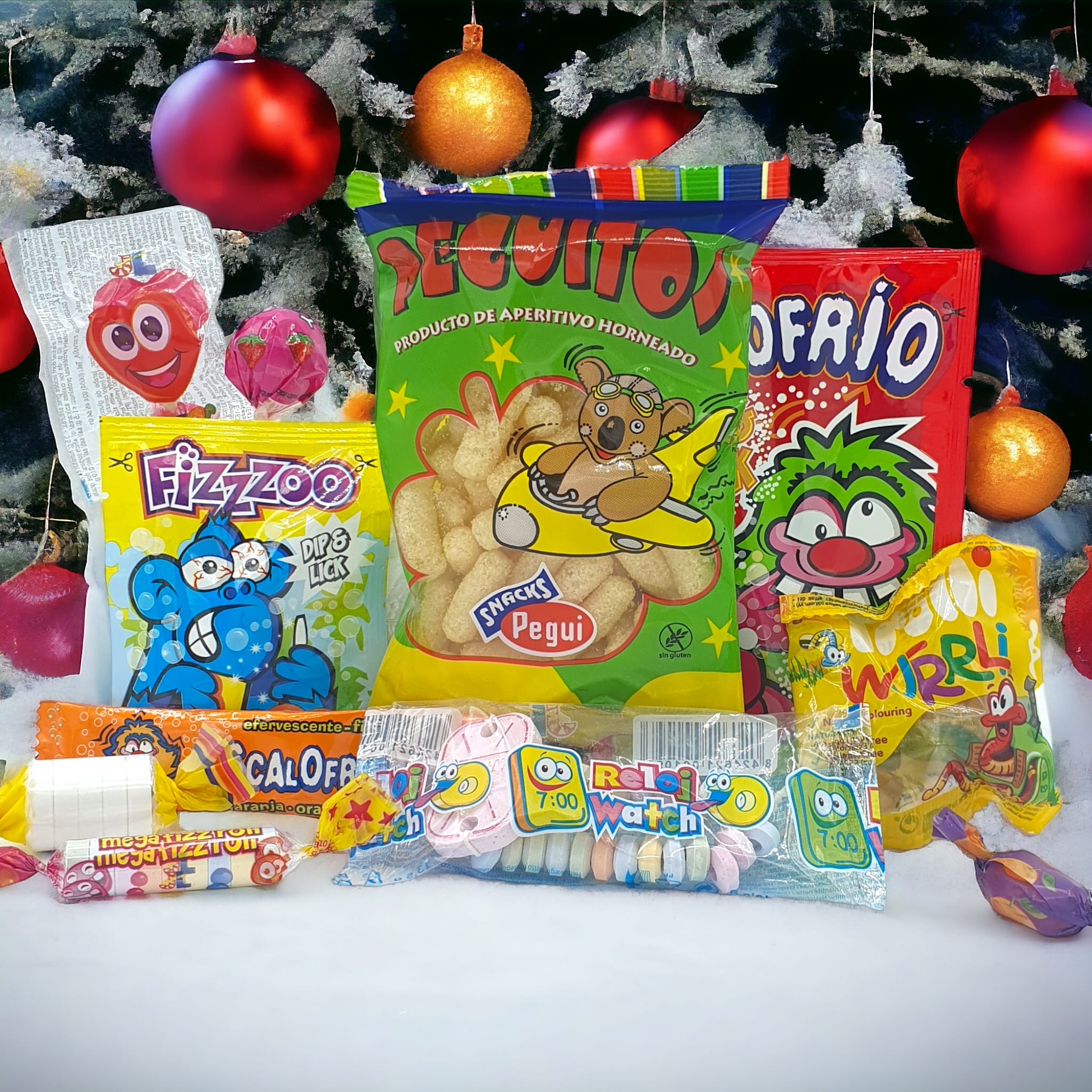 Chuches Surtidas - Chuches PIñatas - Chuches Cumpleaños + 200 Chuches, Gusanitos y Gominolas Trolli - 1,4 Kilos de Chuches [IAMI]