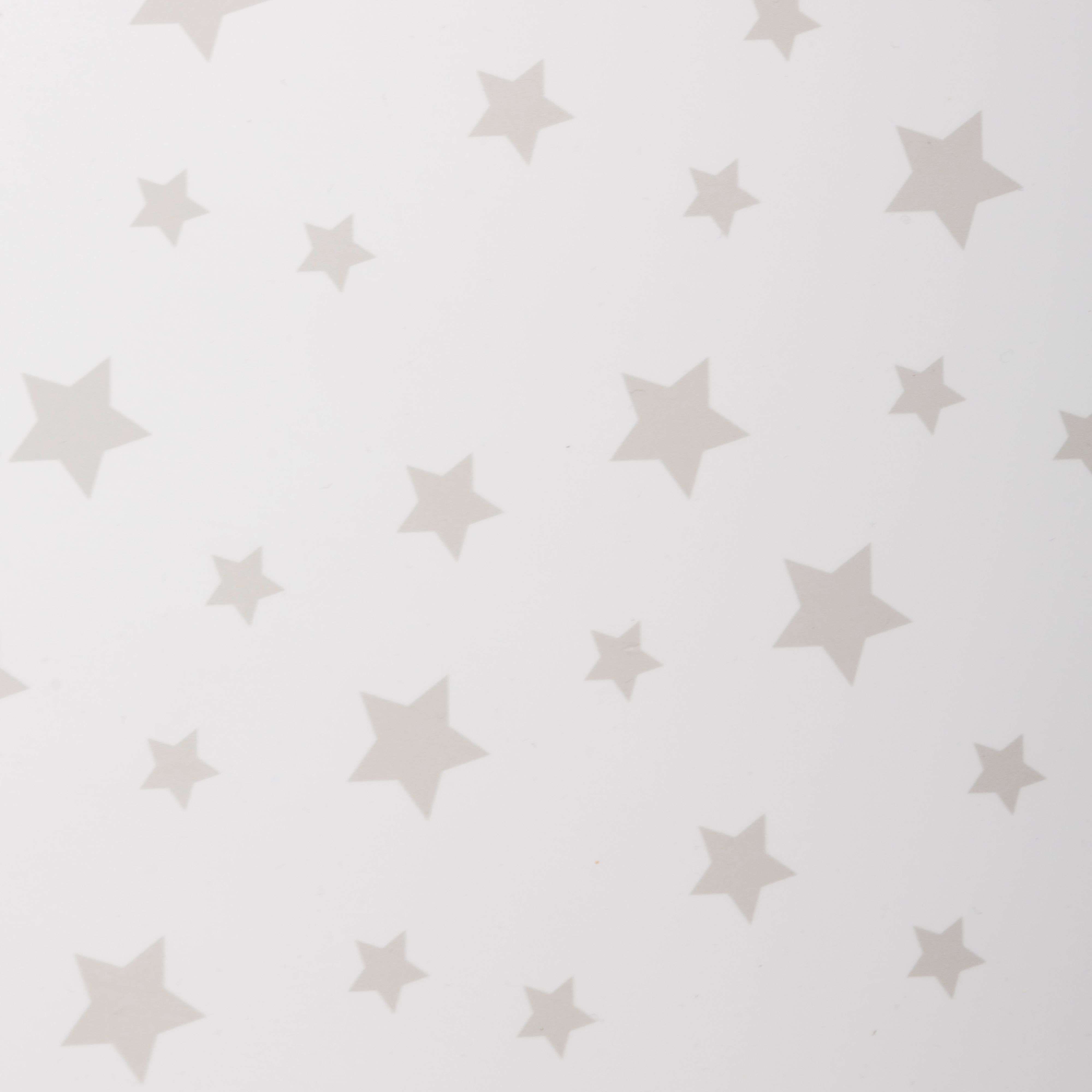 Miroytengo Silla Infantil Douceur Serigrafiada con Estrellas Mueble Infantil Melamina y Madera Color Blanco