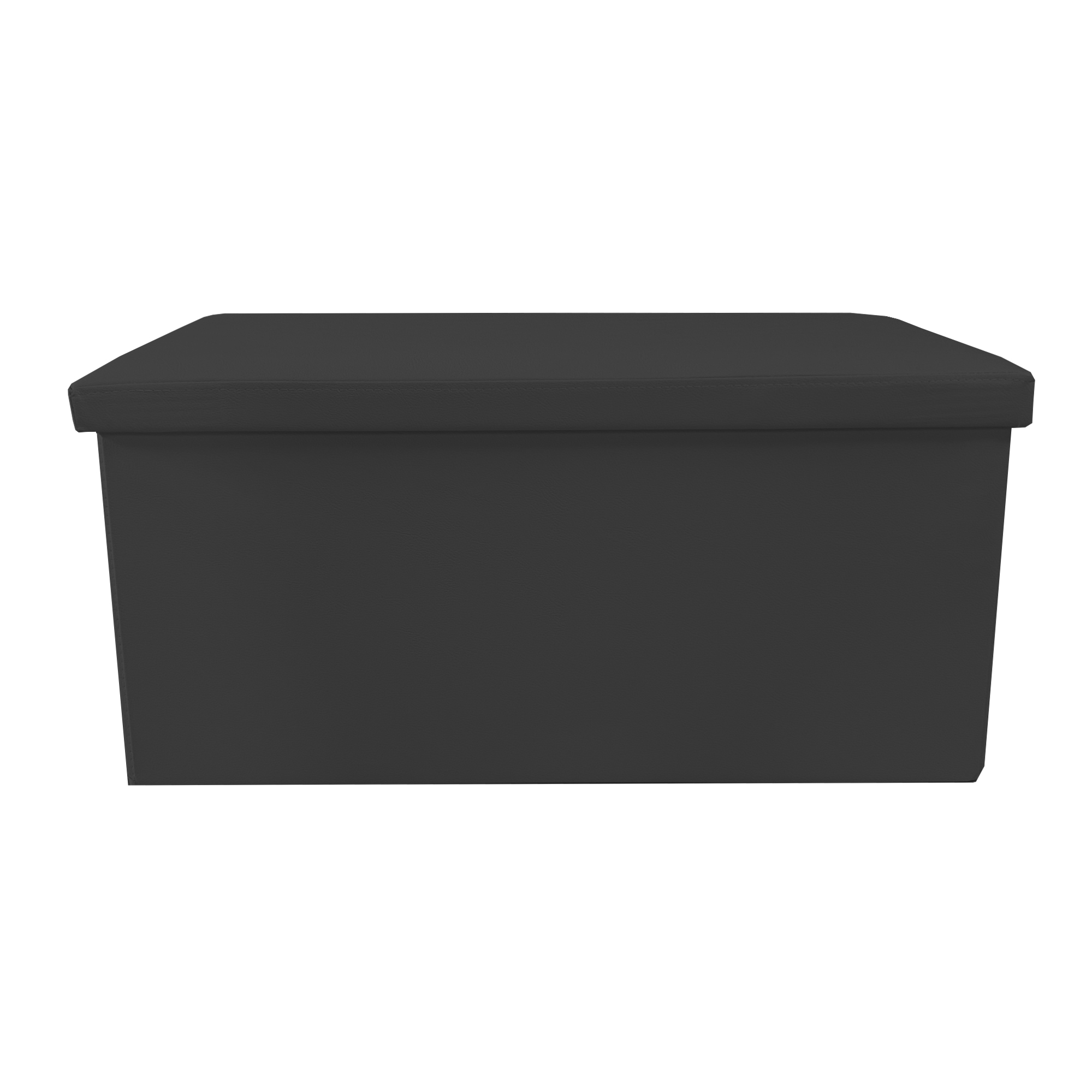 Puff Ottoman Rectangular Polipiel Plegable 76x38x38cm  Nyana Home  Gran Almacenaje  Estilo Otomano  Polipiel Resistente