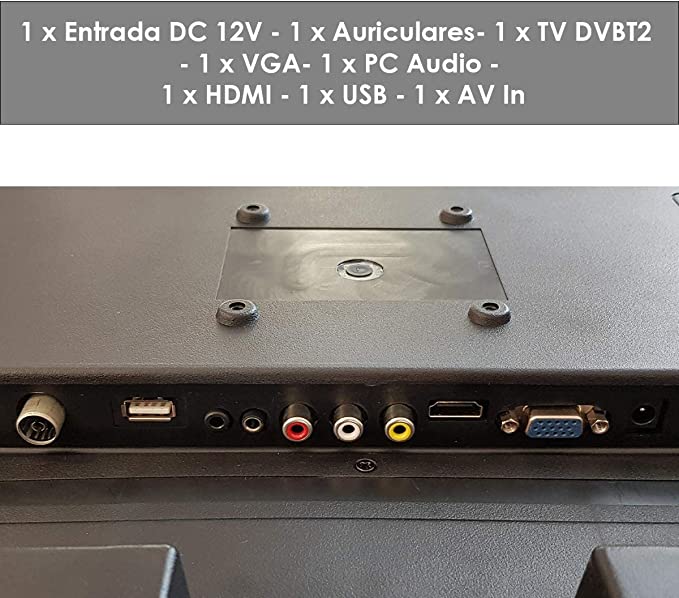 Bsl Televisor BSL-22112V 22 Pulgadas FHD DLED con Sintonizador DVBT2/DVB-C/DVB-S2 y Regulador de Sonido