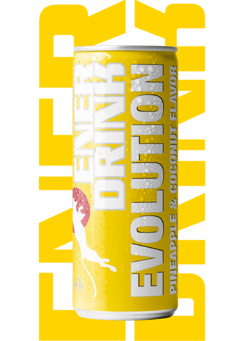 Enerdrink evolution bebida energetica Energy sabor Piña coco 250ml caja 24u sabor top mezcla