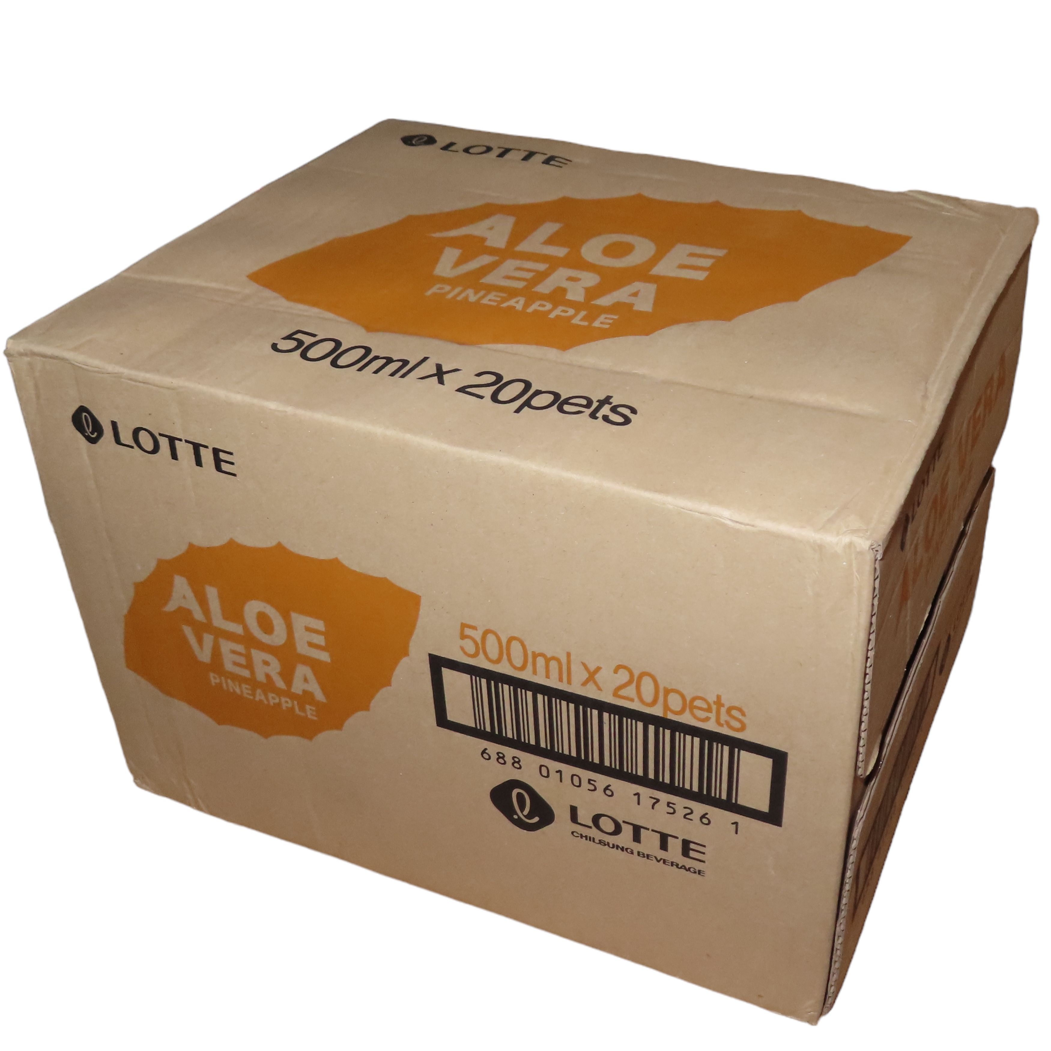 Lotte Aloe Vera - PIÑA - 20 Unidades de 500ml