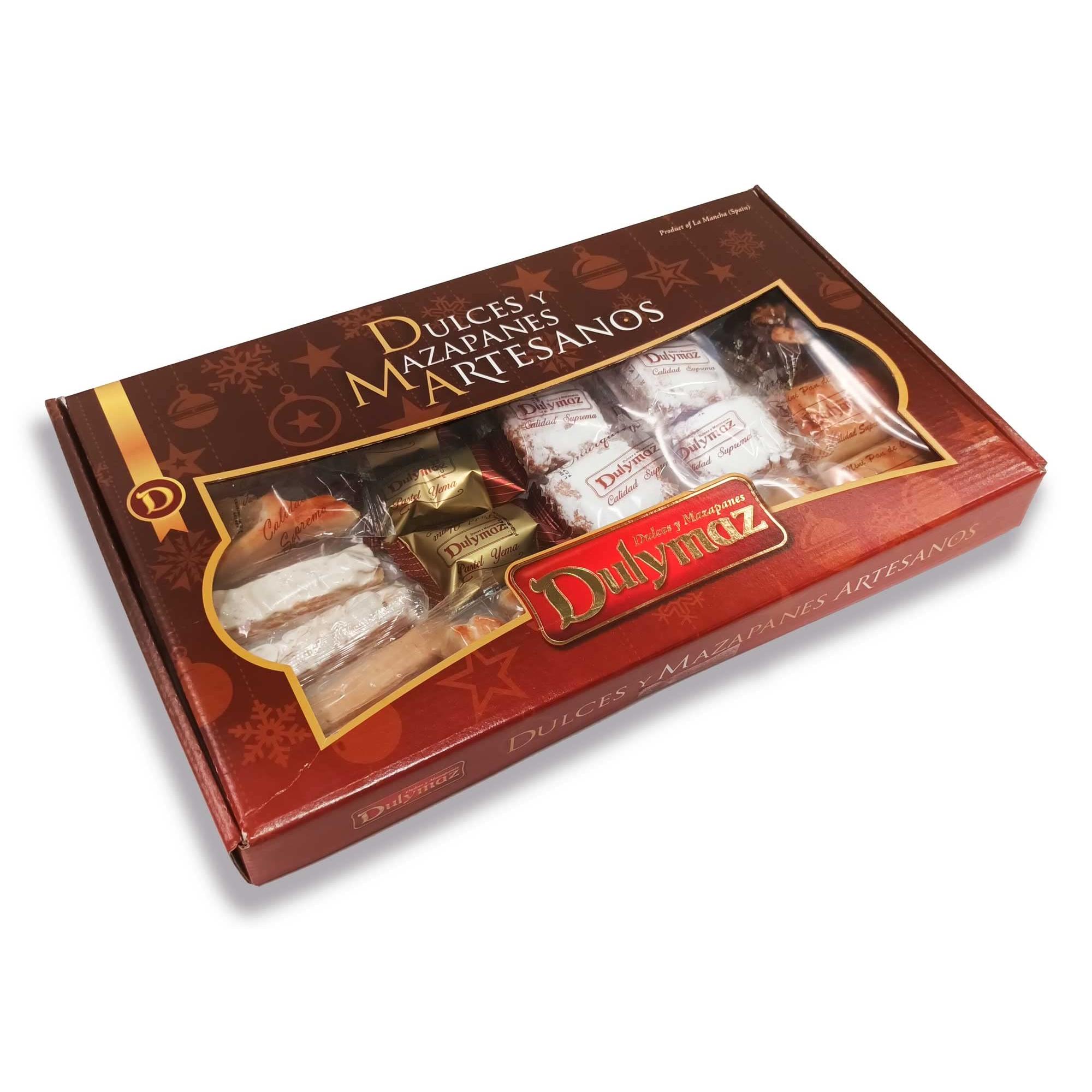 Surtido Mazapan Turrón Polvoron Calidad Suprema 800g - Dulces Navidad de Almendras