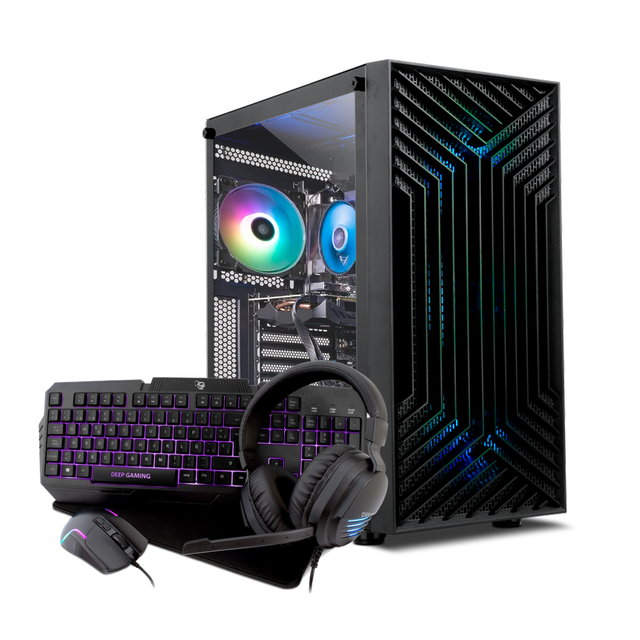 PC GAMING - PC RACING Gaming Pack Gaming Intel Core i5-11400F/8GB/256GB SSD M.2+ 1TB HDD/WIFI/GTX 1650 + Monitor 24" LED Full HD / FREE DOS / PC GAMER - ORDENADOR DE SOBREMESA