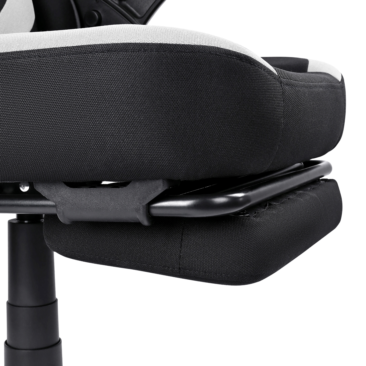 T-Lovendo - Cadeira gamer profissional ergonómica e tecido respirável resistente a manchas, apoios de braços rebatíveis, altura e encosto ajustáveis, com apoio para os pés. Garantia de satisfação.