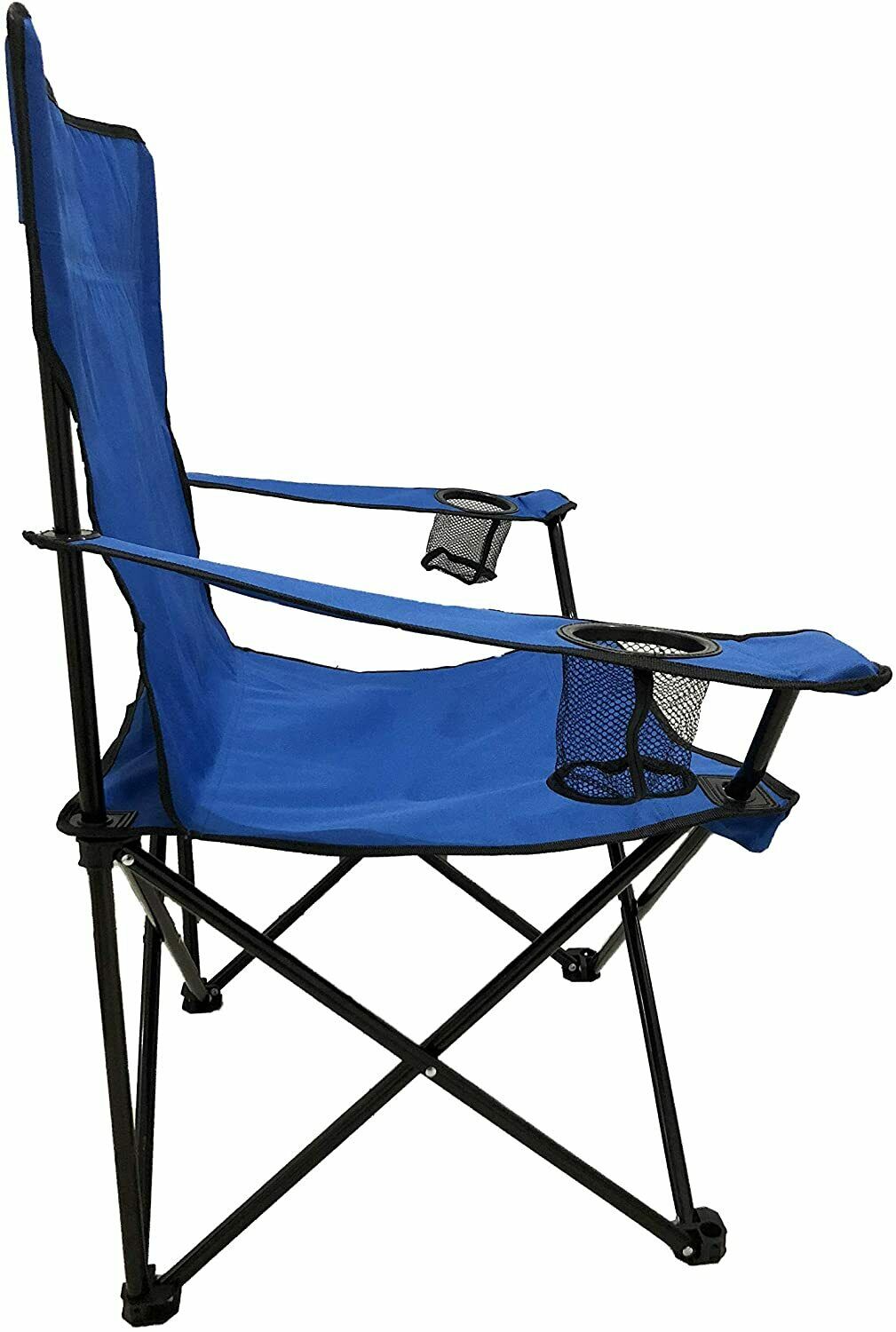 GREATOOL Silla Plegable de Camping de Acero, 50x50x80cm, Silla de Acampada Plegable, Ideal para Camping o Pesca, Estructura de Acero Resistente y Asiento de Lona Impermeable